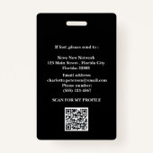 Professionele pers badge (Achterkant)