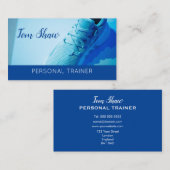 Professionele Personal Trainer Fitness Coach Visitekaartje (Voorkant / Achterkant)