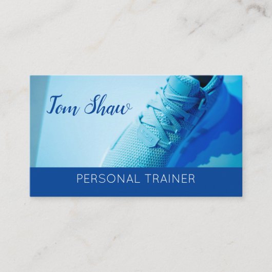 Professionele Personal Trainer Fitness Coach Visitekaartje (Voorkant)