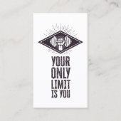 Professionele Personal Trainer Fitness & Voeding Visitekaartje (Voorkant)