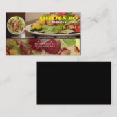 Professionele persoonlijke Chef-Visitekaartje Visitekaartje (Voorkant / Achterkant)