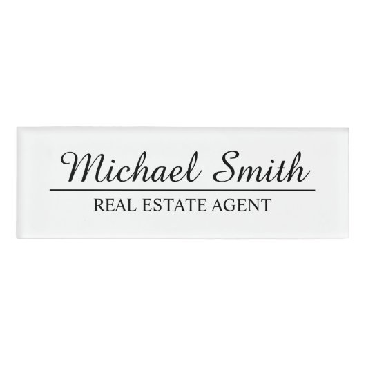 Professionele persoonlijke naamtag naambadge (Voorkant)