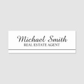 Professionele persoonlijke naamtag naamplaatje (Voorkant)