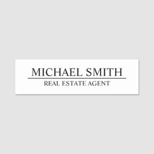 Professionele persoonlijke naamtag naamplaatje