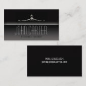 Professionele persoonlijke trainer/biodybuildkaart visitekaartje (Voorkant / Achterkant)