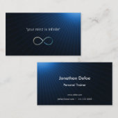 Professionele persoonlijke trainer | Blauwtoon Visitekaartje (Voorkant / Achterkant)