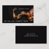 Professionele persoonlijke trainer/Bodybuildkaart Visitekaartje (Voorkant / Achterkant)