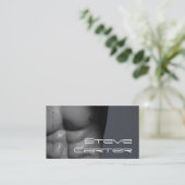 Professionele persoonlijke trainer/Bodybuildkaart Visitekaartje (Staand voorkant)