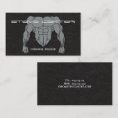 Professionele persoonlijke trainer/Bodybuildkaart Visitekaartje (Voorkant / Achterkant)
