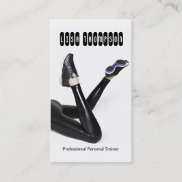 Professionele persoonlijke trainer/fitnesskaart visitekaartje