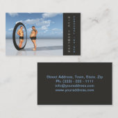 Professionele persoonlijke trainer/fitnesskaart visitekaartje (Voorkant / Achterkant)