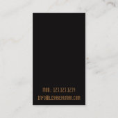 Professionele persoonlijke trainer/fitnesskaart visitekaartje (Achterkant)