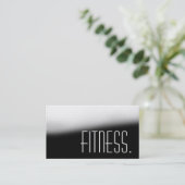 Professionele persoonlijke trainer Grijs Visitekaa Visitekaartje (Staand voorkant)