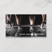 Professionele persoonlijke trainer visitekaartje (Voorkant)