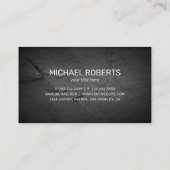 Professionele persoonlijke trainingsfitness visitekaartje (Achterkant)