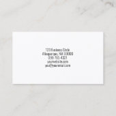 Professionele Persoonlijke Veiligheid Aangepaste R Visitekaartje (Achterkant)