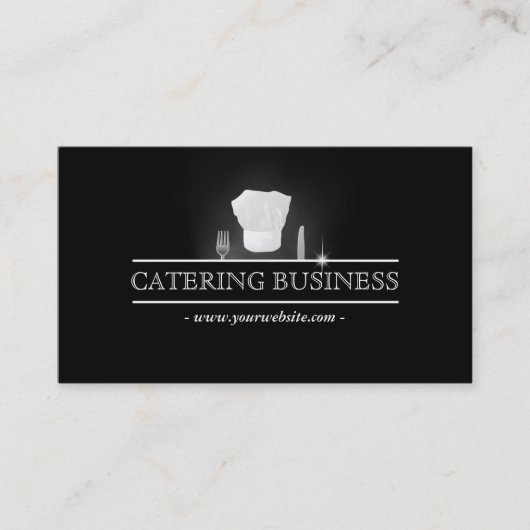 Professionele Pet Catering Visitekaartjes (Voorkant)