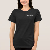 Professionele Pet Sitter Tri-Blend Shirt (Voorkant)