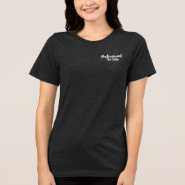 Professionele Pet Sitter Tri-Blend Shirt