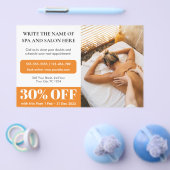 Professionele Photo Massage Therapeut Korting Flyer (Enkel)