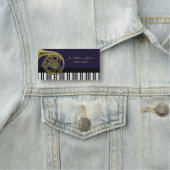 Professionele Piano Franse Hoorn Muziek Leraar Naamplaatje (In situ)