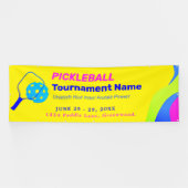 Professionele Pickleball Toernooi Banner (Horizontaal)