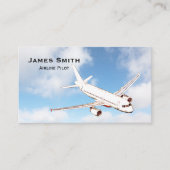 Professionele piloot, aangepaste luchtvaart Kaart Visitekaartje (Voorkant)