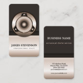 Professionele Pilot Jet Charter Visitekaartjes (Voorkant / Achterkant)