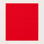 Professionele Plain Elegant Blauw Rood Minimalist Visitekaartje (Binnenkant ongevouwen)