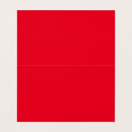 Professionele Plain Elegant Blauw Rood Minimalist Visitekaartje (Binnenkant ongevouwen)