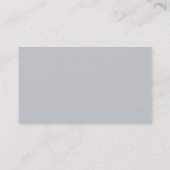 Professionele Plain Elegant Modern Eenvoudig Hexag Visitekaartje (Achterkant)
