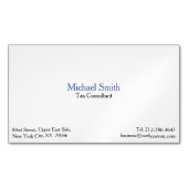 Professionele Plain Elegant Moderne Magnetische Ka Magnetisch Visitekaartje (Voorkant)