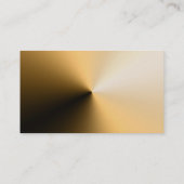 Professionele platte goudbruine radiale metalen lo visitekaartje (Achterkant)