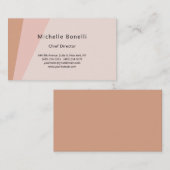 Professionele platte, moderne, minimalistische pas visitekaartje (Voorkant / Achterkant)