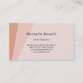 Professionele platte, moderne, minimalistische pas visitekaartje (Voorkant)