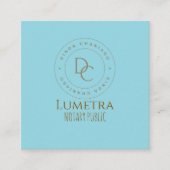 Professionele plein notaris openbaar Visitekaartje Contactkaartje (Voorkant)