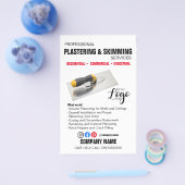 Professionele Pleister- en Afwerkservices – Flyer (Enkel)
