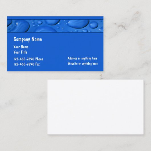 Professionele plug-in visitekaartje (Voorkant / Achterkant)