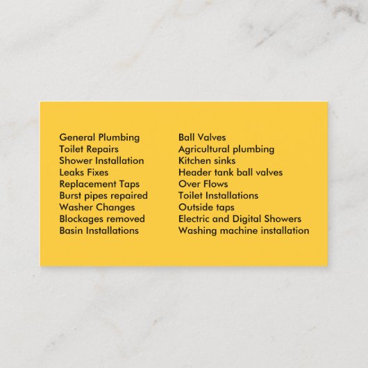 Professionele plug-in visitekaartje (Achterkant)