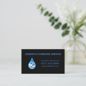 Professionele plug-in waterleidingmachine visitekaartje (Staand voorkant)