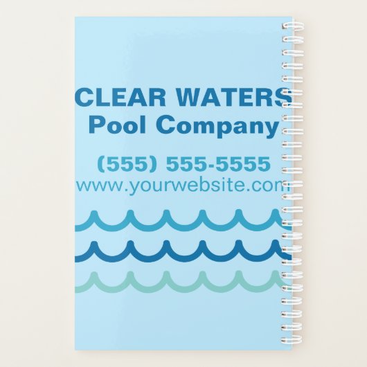 Professionele poolservice planner (Achterkant)