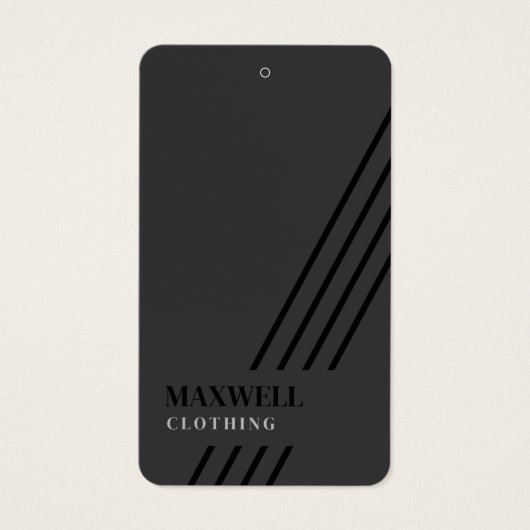 Professionele premium kleding merk hangen Labels Visitekaartje (Voorkant)