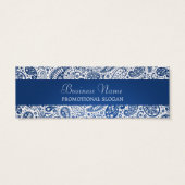 Professionele prijs Label Mode Paisley Blue Mini Visitekaartjes (Achterkant)