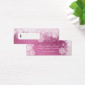 Professionele prijs Label sprankelende nacht roze Mini Visitekaartjes (Bureau)
