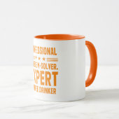 Professionele probleemoplosser. Expert koffiedrink Mok (Voorkant rechts)