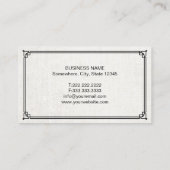 Professionele procureur bij wet Eenvoudig geformul Visitekaartje (Achterkant)