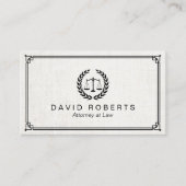 Professionele procureur bij wet Eenvoudig geformul Visitekaartje (Voorkant)