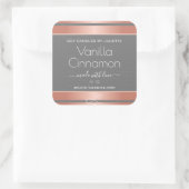 Professionele Product Verpakkingsetiketten Roos Go Vierkante Sticker (Tas)