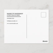 Professionele promoties voor de marketing van noti briefkaart (Achterkant)