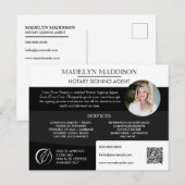 Professionele promoties voor de marketing van noti briefkaart (Voorkant / Achterkant)